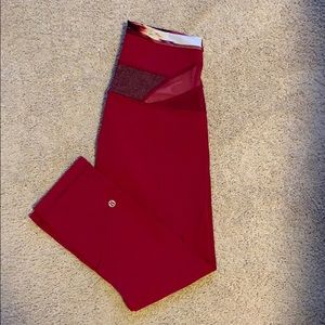 Lululemon Wunder Under Crop Leggings